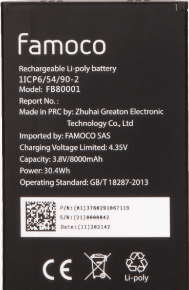 FX808 Battery - FB80001